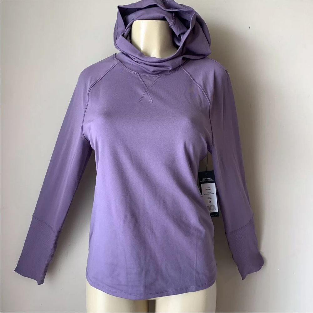 NWT YOGALICIOUS Purple Hooded Sweatshirt Womens